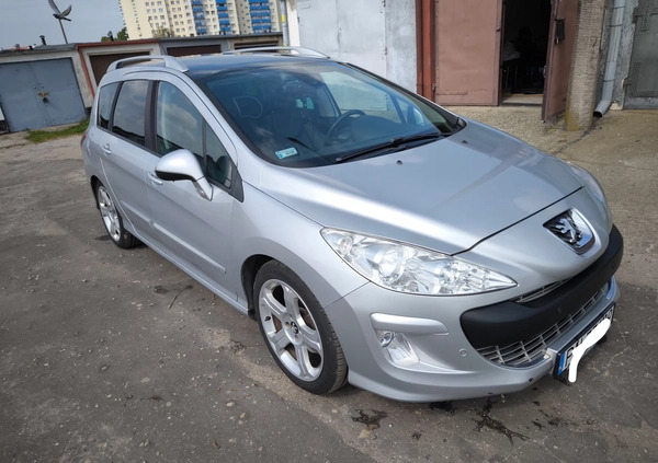 Peugeot 308 cena 13900 przebieg: 234000, rok produkcji 2008 z Konin małe 352